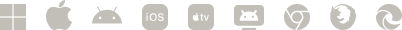 Íconos de plataformas