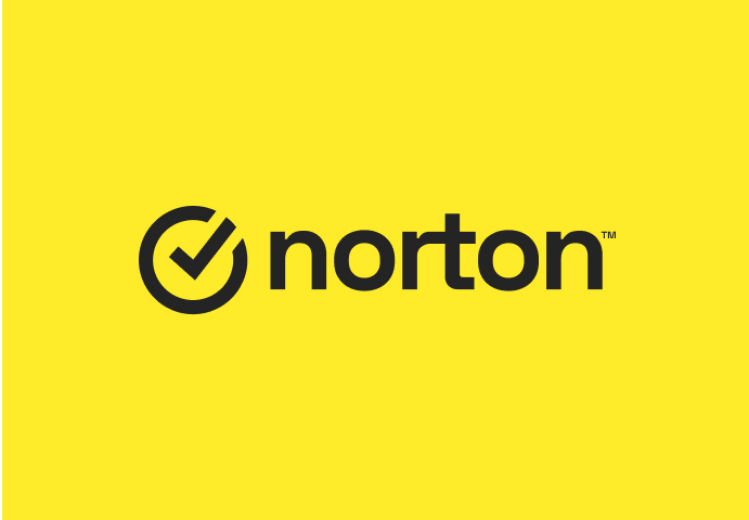 Logotipo de Norton amarillo.